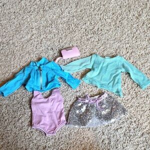 American Girl Doll Blue and Pink Outfit Set
